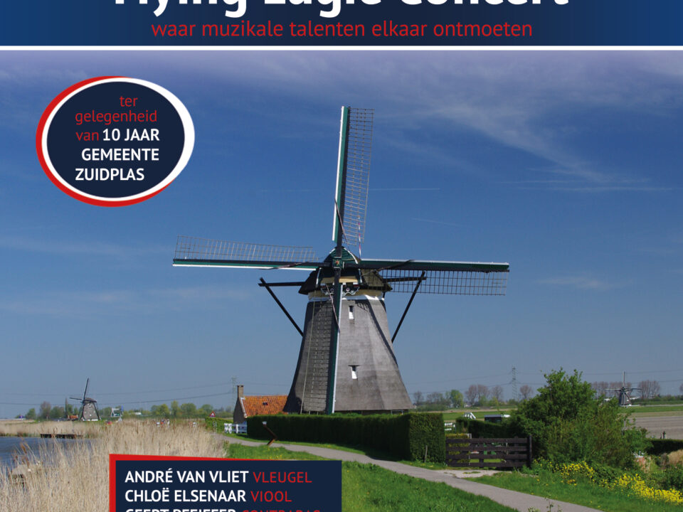 Voorkant nieuwe CD Flying Eagle Concert