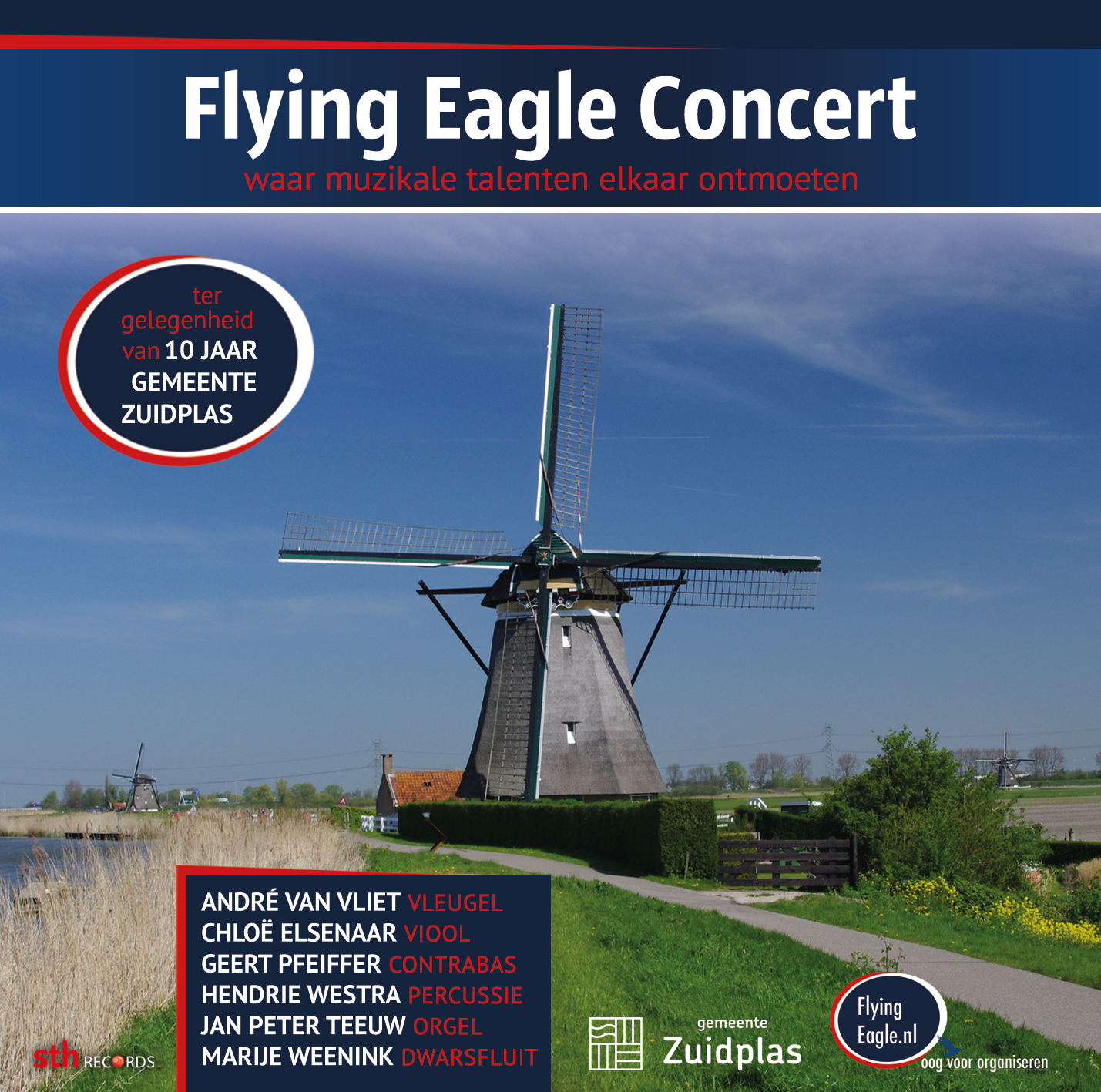 Voorkant nieuwe CD Flying Eagle Concert